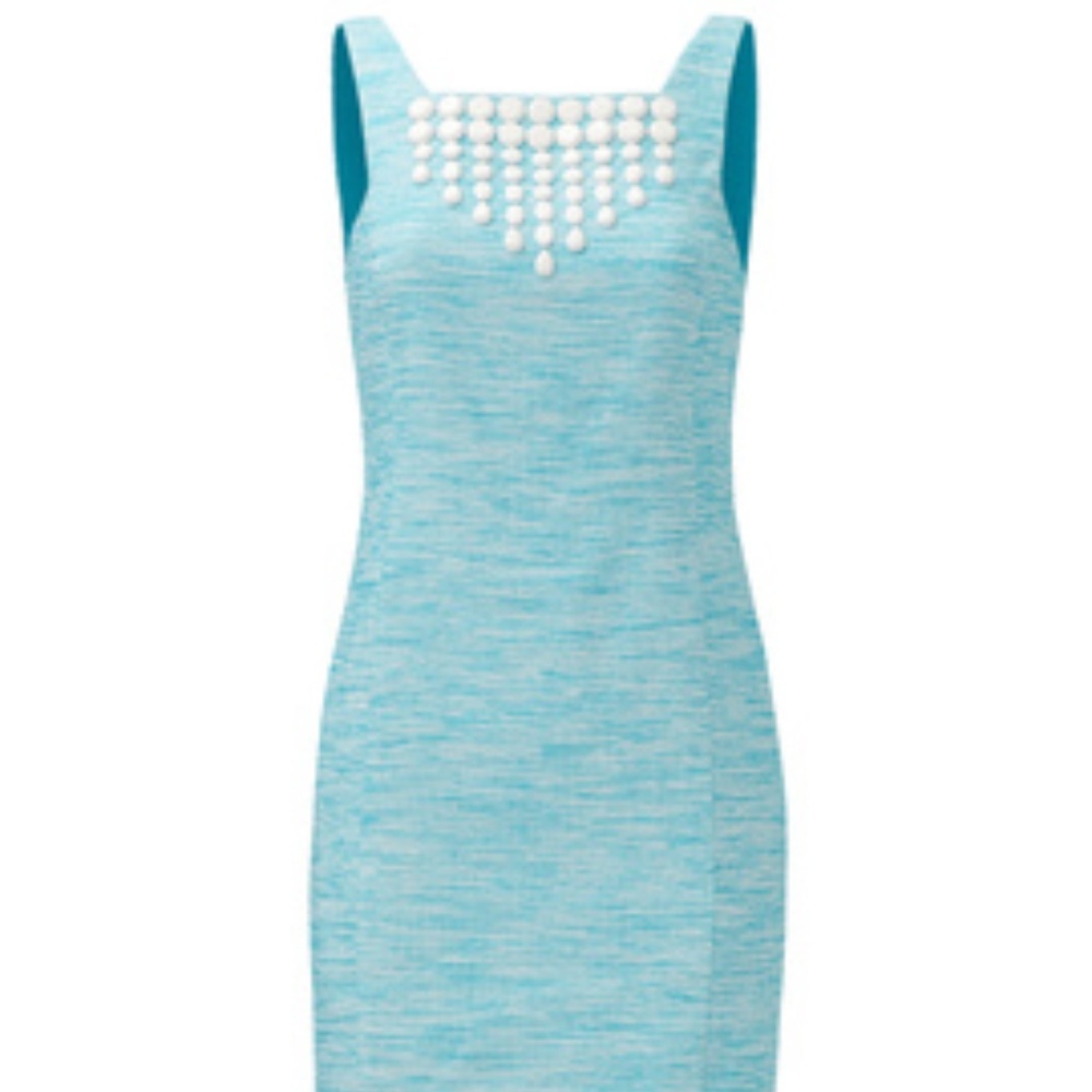 Trina Turk Beaded Shift Dress